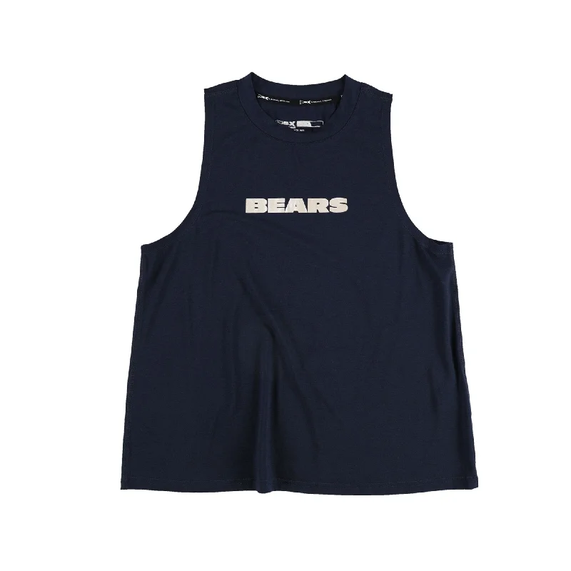 G-III Sports Womens Chicago Bears Tank Top, Blue, Small