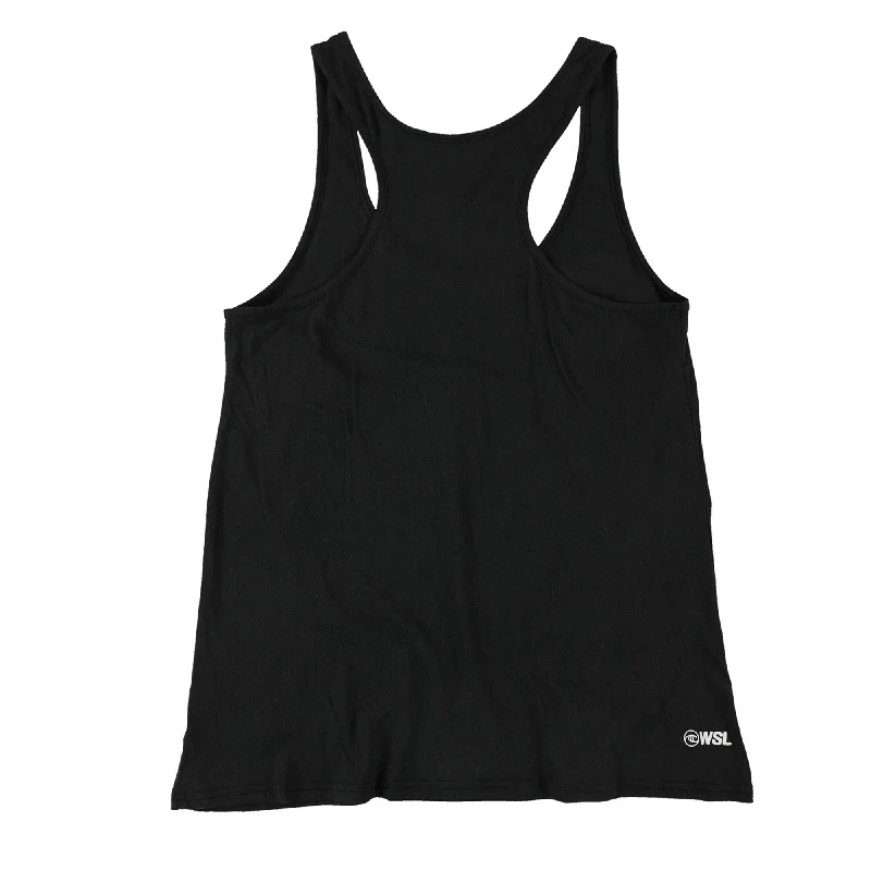 Hurley Womens Sunset Surf Racerback Tank Top, Black, Large