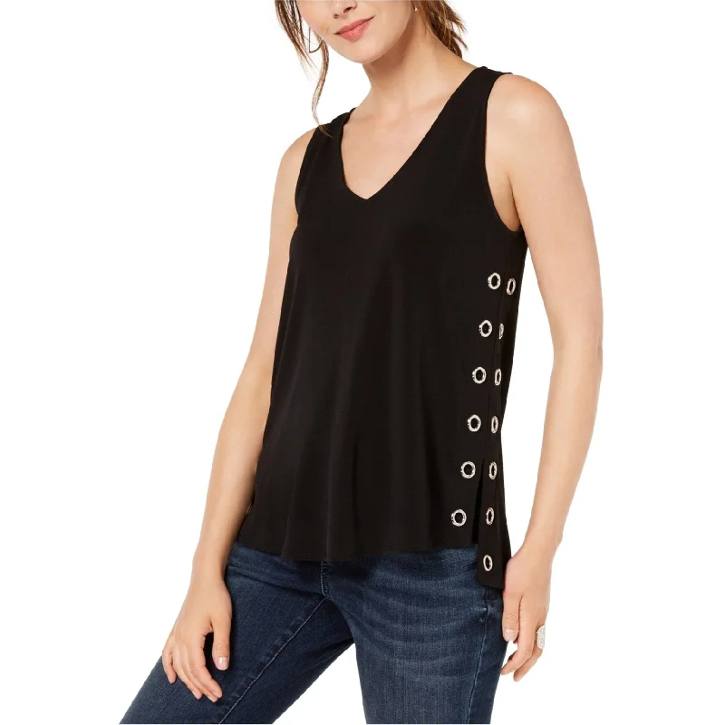 I-N-C Womens Grommet Tank Top