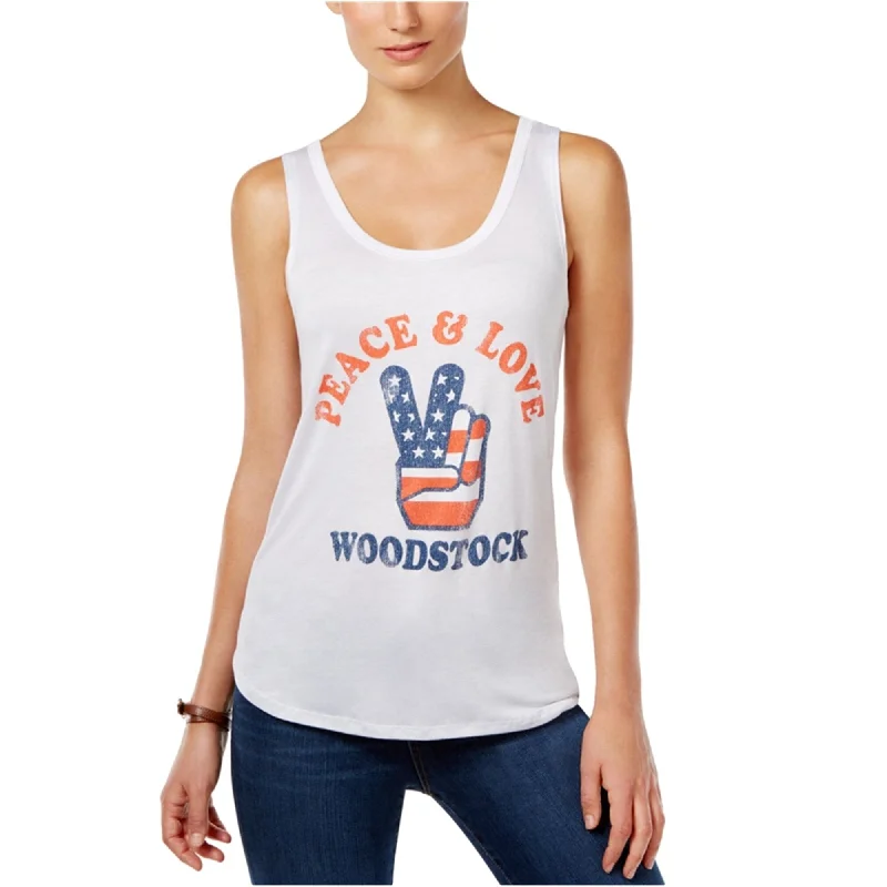 Retro Brand Womens Peace & Love Tank Top