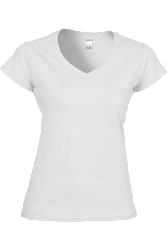 Gildan Ladies Soft Style Short Sleeve V-Neck T-Shirt