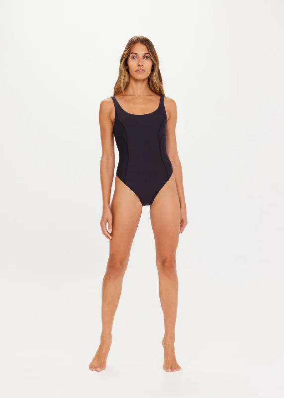 THE UPSIDE WOMANS BLACK PARADOX POINTE BODYSUIT