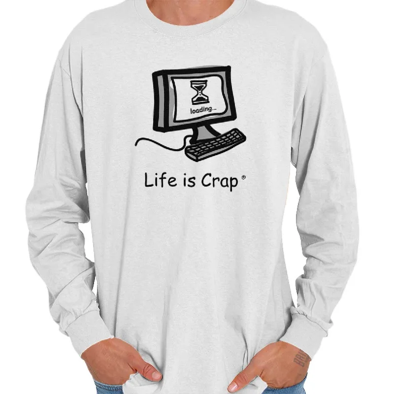 Computer Loading Long Sleeve Tee