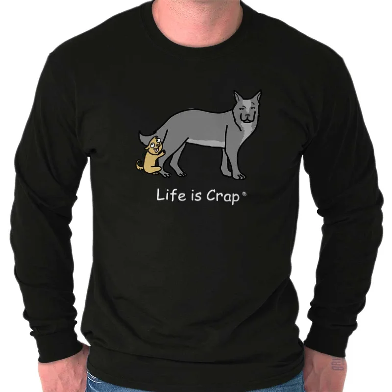 Small Dog Hump Long Sleeve Tee